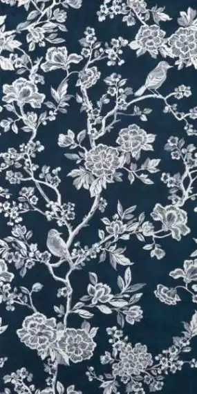 Floral Blue Ret 60x120